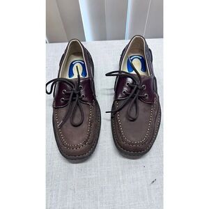 Nunn Bush Mens Genuine Leather Slip-On Loafer Casual Comfort Shoes Brown Size 9M